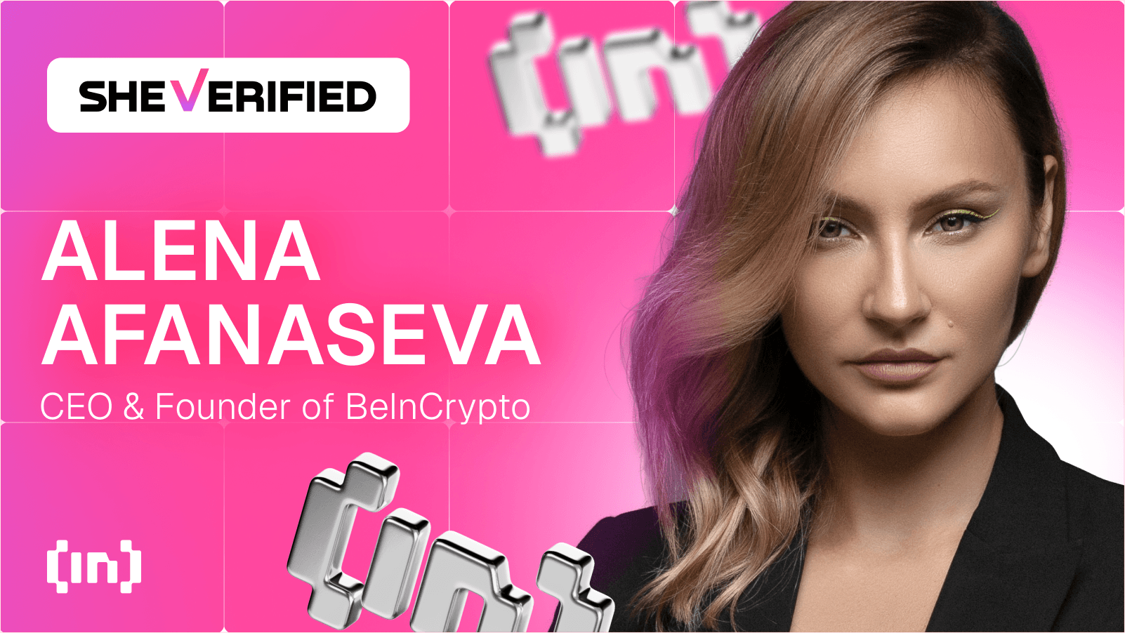SheVerified: Alena Afanaseva, CEO e fondatrice di BeInCrypto, sull&#8217;espansione globale e il futuro dei media sulle criptovalute