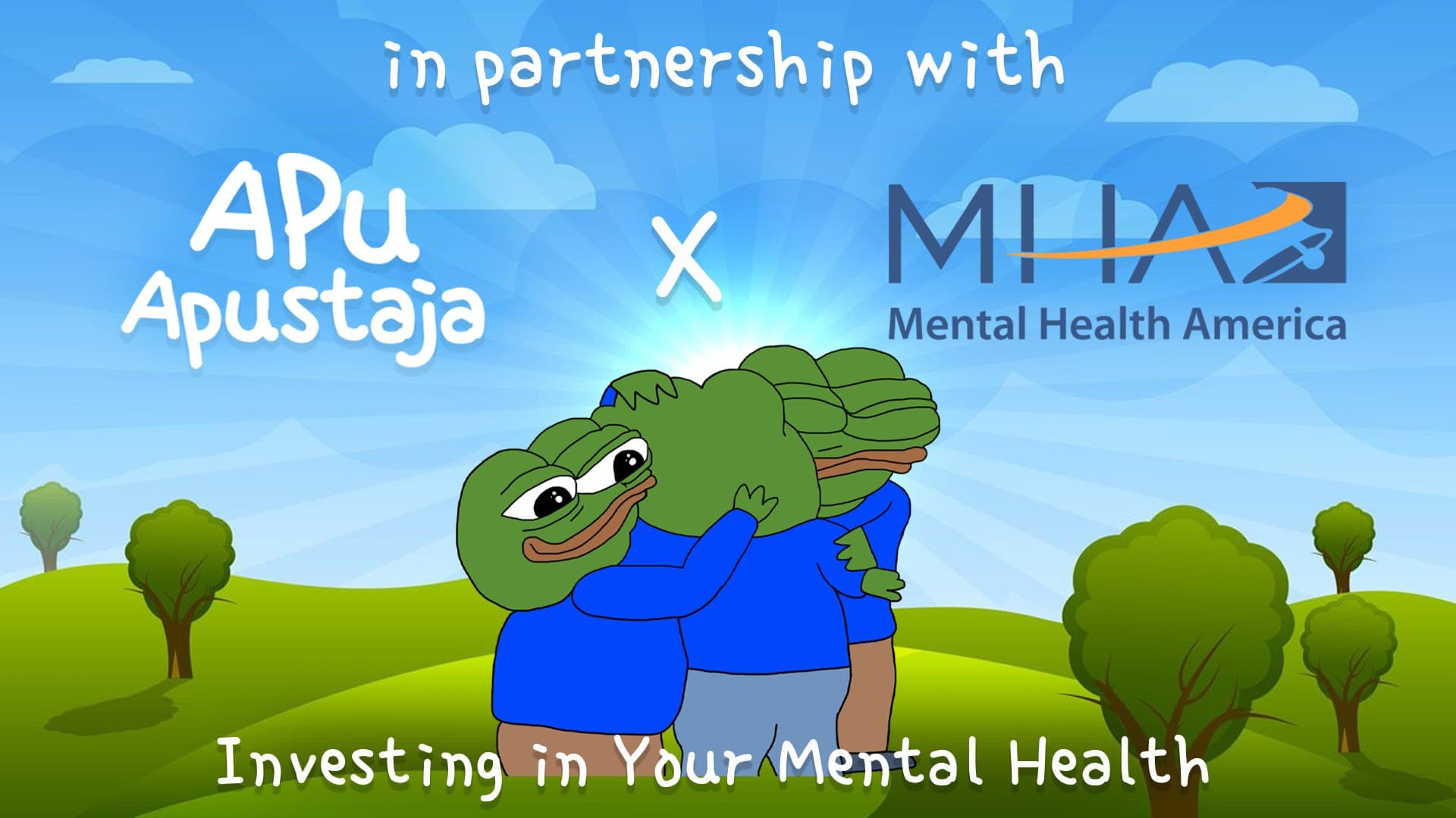 Apu Apustaja (APU) trasforma le battute d&#8217;arresto in forza con la partnership di Mental Health America (MHA)