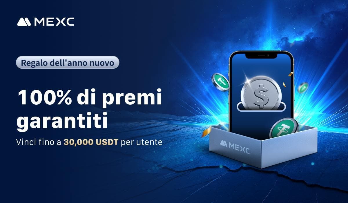 MEXC avvia l&#8217;evento strategico dell&#8217;anno nuovo con un programma di premi migliori per gli utenti europei